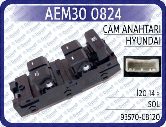 AEM 300824 Cam Anahtari Hyundai I20 14 - Sol